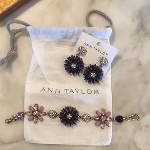 Earrings and bracelet